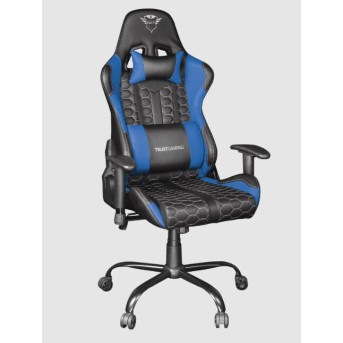 Игровое кресло Trust GXT 708B Resto синий - Metoo (1)