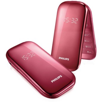Мобильный телефон Philips E320 красный - Metoo (1)