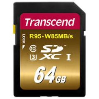 Карта памяти SD 64Gb Transcend TS64GSDU3X Class 10 U3 - Metoo (1)