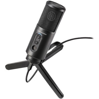 Студийный микрофон Audio-Technica ATR2500x-USB черный - Metoo (1)