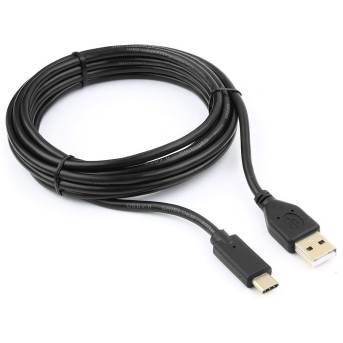 Кабель USB Cablexpert CCP-USB2-AMCM-10, USB2.0 AM/<wbr>USB Type-C, 3м, пакет - Metoo (1)