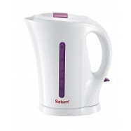 Электрический чайник Saturn ST-EK0002 бело-фиолетовый