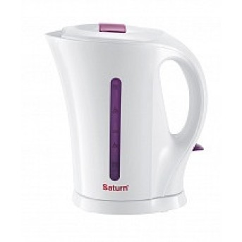 Электрический чайник Saturn ST-EK0002 бело-фиолетовый - Metoo (1)
