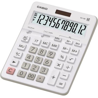 Калькулятор настольный CASIO GX-12B-WE-W-EC - Metoo (1)