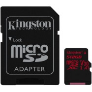 Карта памяти MicroSD 512GB Class 10 U3 A1 Kingston SDCR/512GB