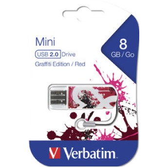 USB Флеш 8GB 2.0 Verbatim 098165 красный - Metoo (1)