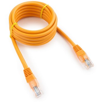Патч-корд UTP Cablexpert PP12-2M/<wbr>O кат.5e, 2м, литой, многожильный (оранжевый) - Metoo (1)