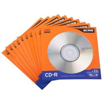 Диск CD-R Acme 80MIN 700Mb 52X 1 шт - Metoo (1)