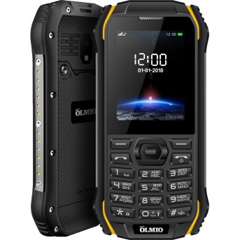 Мобильный телефон Olmio X05 черный-желтый - Metoo (1)