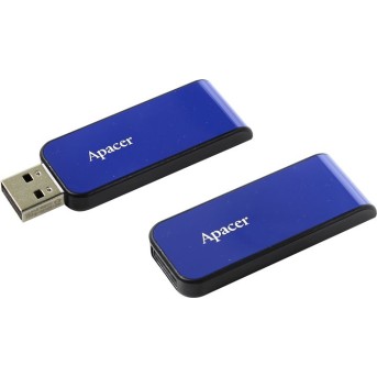USB флешка 16Gb 2.0 ApAcer AP16GAH334U-1 Синяя - Metoo (1)
