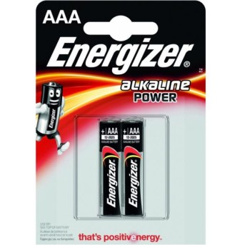 Элемент питания LR03 AAA Energizer POWER Alkaline 2 штуки в блистере - Metoo (1)