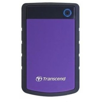 Внешний жесткий диск HDD 500Gb Transcend StoreJet Violet - Metoo (1)