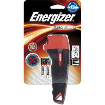 Фонарь компактный Energizer IMPACT 2x AAA черно-красный - Metoo (1)