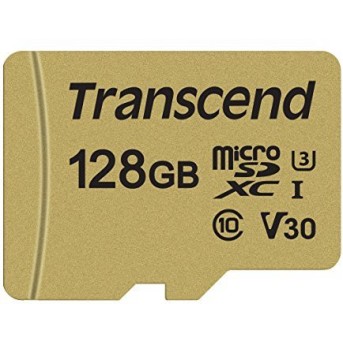 Карта памяти microSD 128Gb Transcend TS128GUSD500S - Metoo (1)