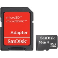 Карта памяти MicroSD 16GB Class 4 SanDisk SDSDQM-016G-B35A