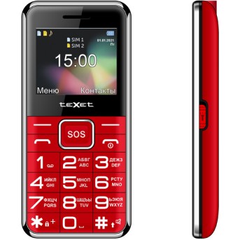 Мобильный телефон Texet TM-319 красный - Metoo (1)