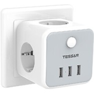 Сетевой фильтр Tessan TS-301-DE серый