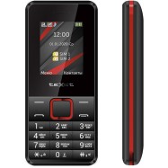 Мобильный телефон Texet TM-207 черный-красный