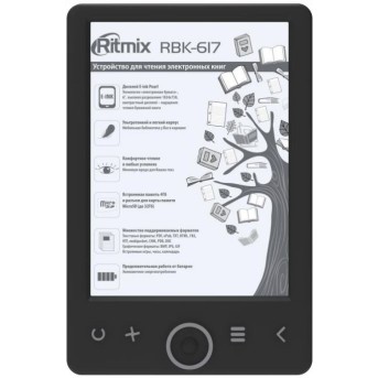 Электронная книга Ritmix RBK-617 черный - Metoo (1)