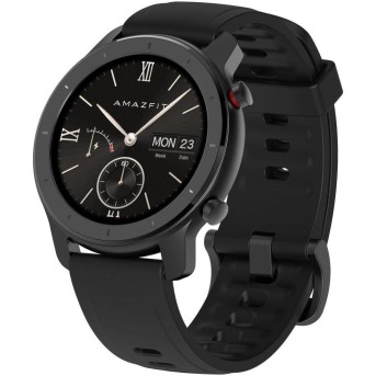 Смарт часы Xiaomi Amazfit GTR 42mm чёрный - Metoo (1)