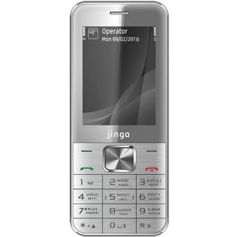 Мобильный телефон Jinga PB100 серебро - Metoo (1)