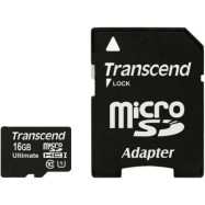 Карта памяти microSDHC Transcend 16Gb (TS16GUSDHC10U1)
