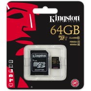 Карта памяти microSD 64Gb Kingston SDCA10