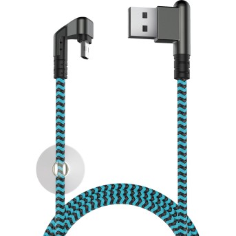 Кабель OLMIO X-Game Neo USB 2.0 - micro USB голубой - Metoo (1)