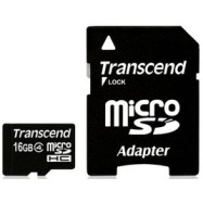 Карта памяти microSD 16Gb Transcend TS16GUSDHC4