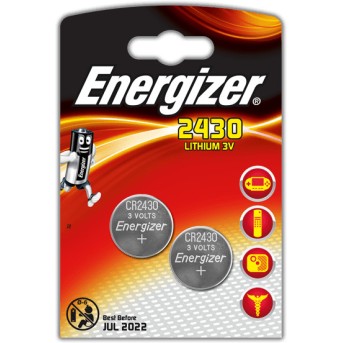 Элемент питания Energizer CR2430 2 штуки в блистере - Metoo (1)