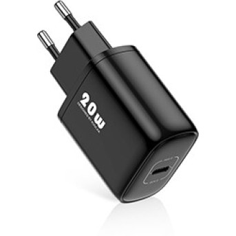 Зарядное устройство сетевое Kuulaa KL-CD28B USB Type-C 20W черный - Metoo (1)