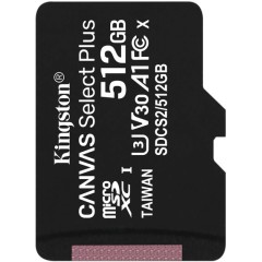 Карта памяти MicroSD 512GB Class 10 UHS-I Kingston SDCS2/<wbr>512GBSP