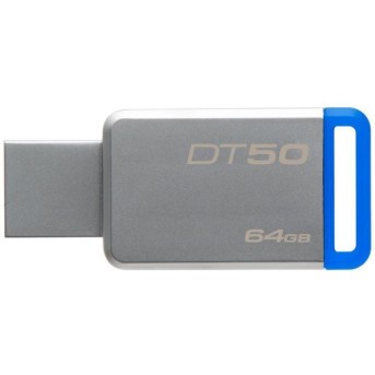 USB флешка 64Gb 3.0 Kingston DT50/<wbr>64GB Металл - Metoo (1)