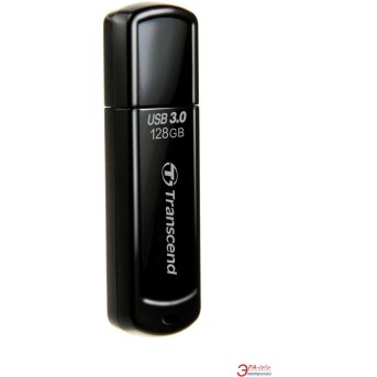 USB флешка 128Gb Transcend TS128GJF700 Черная - Metoo (1)