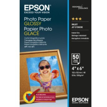 Фотобумага 10х15 Epson C13S042547 50 Л. 200 Г/<wbr>М2 Paper Glossy - Metoo (1)