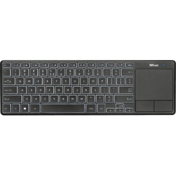 Клавиатура беспроводная Trust Theza Wireless Touchpad Keyboard RU - Metoo (1)