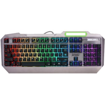 Клавиатура игровая Defender Stainless steel GK-150DL RU, черный, RGB подсветка, 9 режимов - Metoo (1)