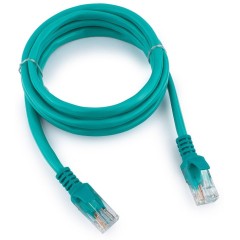 Патч-корд UTP Cablexpert PP12-1M/<wbr>G кат.5e, 1м, литой, многожильный (зелёный)