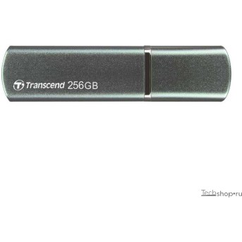 USB Флеш 256GB 3.0 Transcend TS256GJF910 темно-зеленый - Metoo (1)