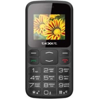 Мобильный телефон Texet TM-B208 черный - Metoo (1)
