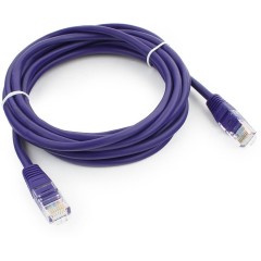 Патч-корд UTP Cablexpert PP12-3M/<wbr>V кат.5e, 3м, литой, многожильный (фиолетовый)
