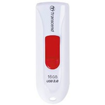 USB флешка 16Gb 2.0 Transcend TS16GJF590W Белая - Metoo (1)