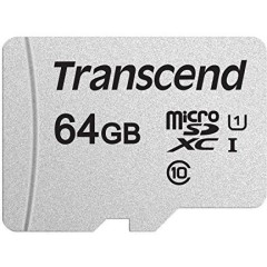 Карта памяти microSD 64Gb Transcend TS64GUSD300S