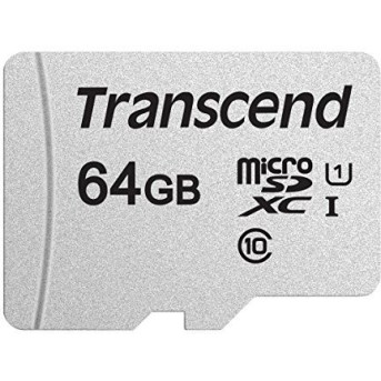 Карта памяти microSD 64Gb Transcend TS64GUSD300S - Metoo (1)