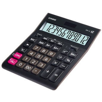 Калькулятор настольный CASIO GR-12-W-EP - Metoo (1)