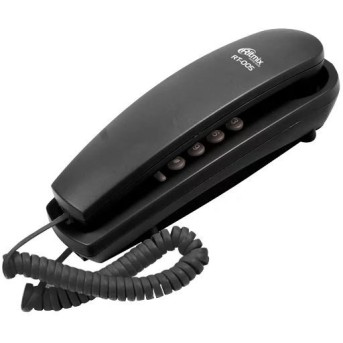 Телефон проводной Ritmix RT-005 черный - Metoo (1)