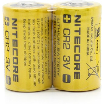 Батарейка NITECORE CR2 Lithium Battery 2 штуки - Metoo (1)