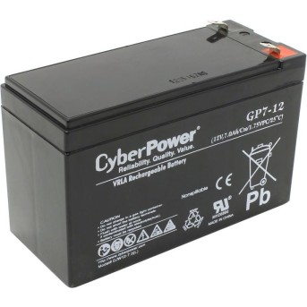 Аккумулятор GP7-12 CyberPower 12V7Ah - Metoo (1)