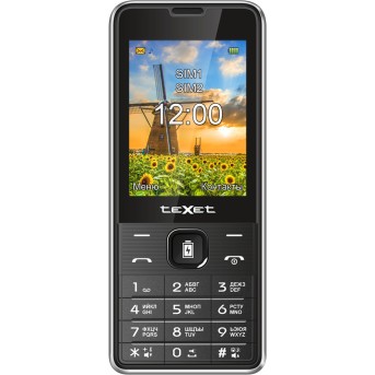 Мобильный телефон teХet TM-D227 Черный-серебро - Metoo (1)