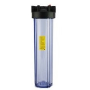 Фильтр воды высокой производительности BR20G (БигБлю), с прозрачной колбой, диаметр соединения 25мм